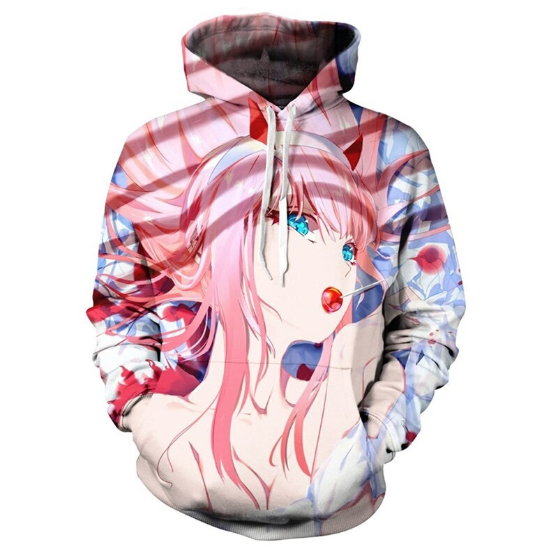 Darling In The Franxx 3D All Over Printed Sweatshirt, Hoodie, Zip Hoodie | Fan Apparel For Men, Women
