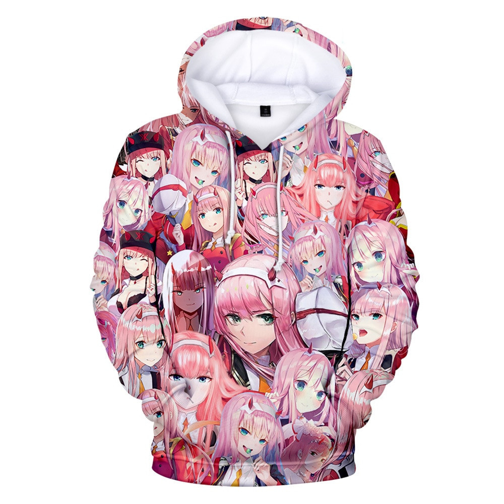 Darling In The Franxx 3D All Over Printed Sweatshirt, Hoodie, Zip Hoodie | Fan Apparel For Men, Women