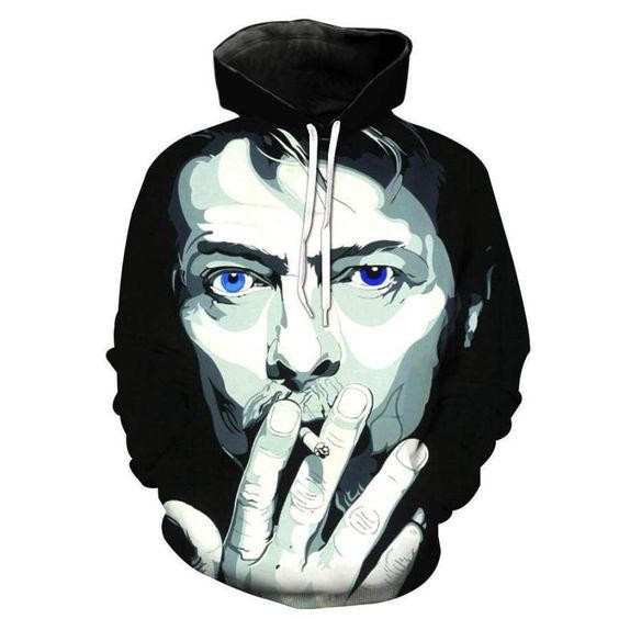 David Bowie 3D All Over Printed Sweatshirt, Hoodie, Zip Hoodie | Fan Apparel For Men, Women