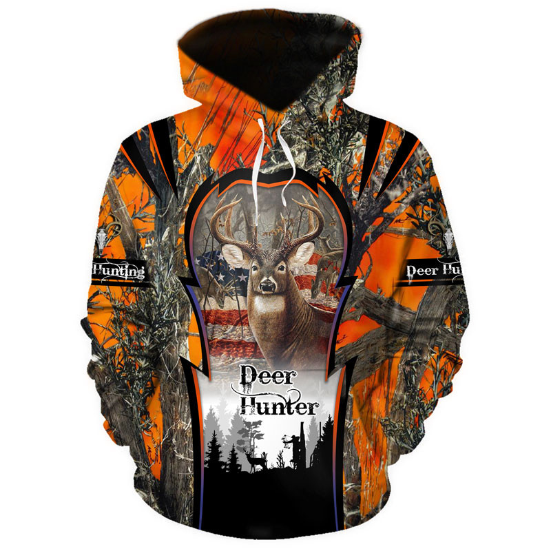 Deer Hunter 1210 Hunting 3D All Over Printed Sweatshirt, Hoodie, Zip Hoodie | Fan Apparel For Men, Women