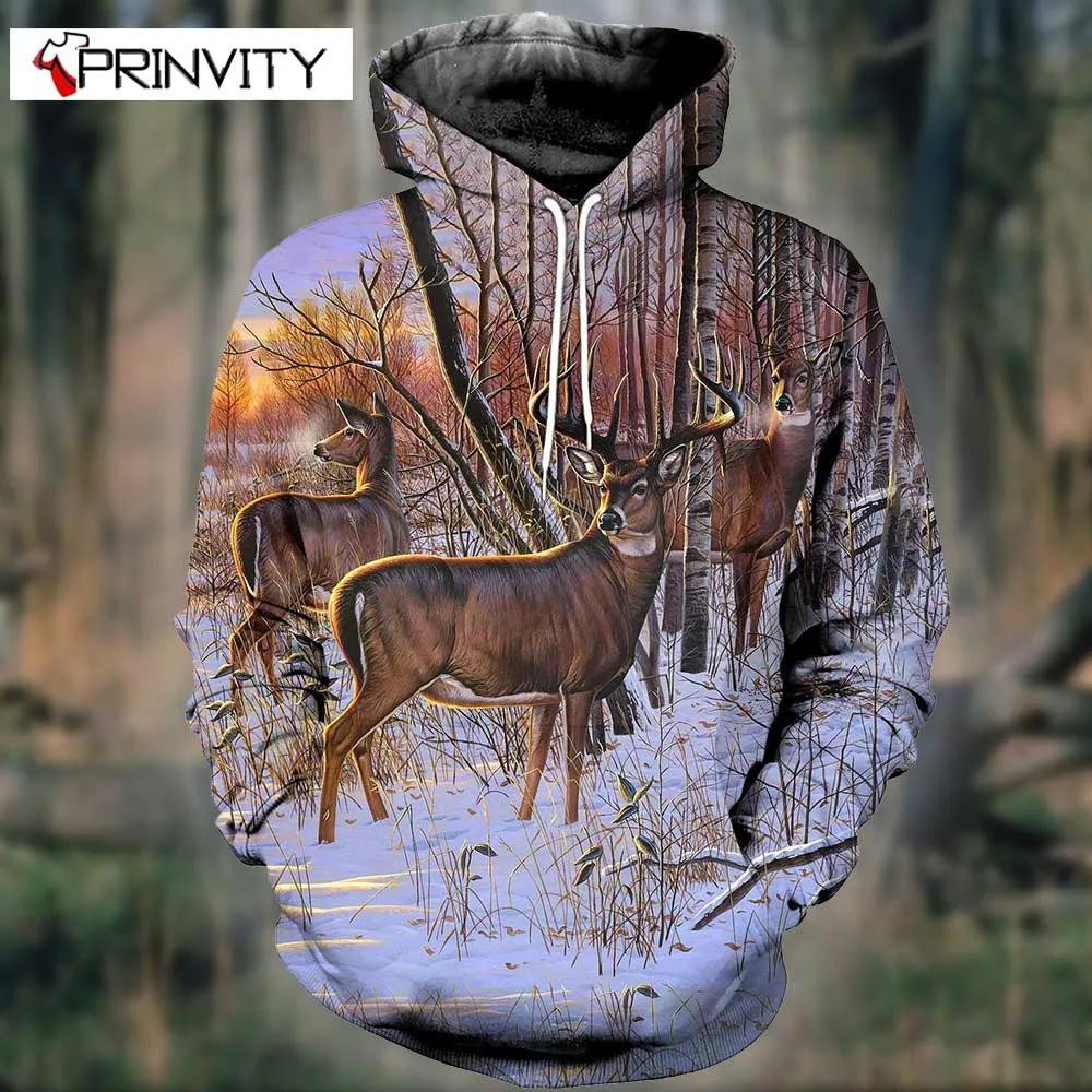 Deer Hunter 3D All Over Printed Sweatshirt, Hoodie, Zip Hoodie | Fan Apparel For Men, Women