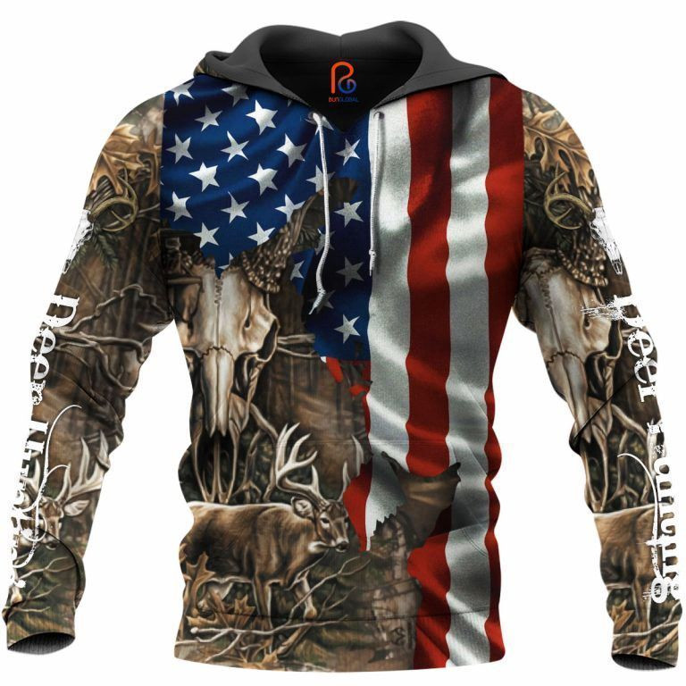 Deer Hunting 3D All Over Printed Sweatshirt, Hoodie, Zip Hoodie | Fan Apparel For Men, Women
