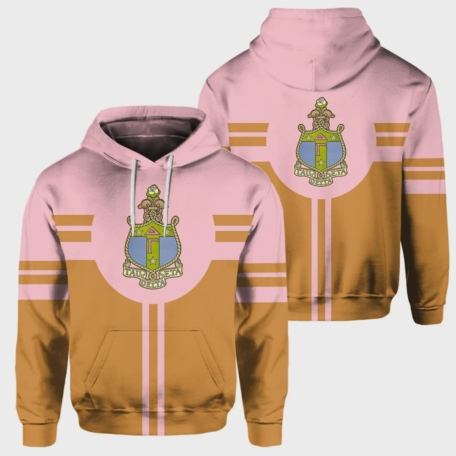 Delta Gamma 3D All Over Printed Sweatshirt, Hoodie, Zip Hoodie | Fan Apparel For Men, Women
