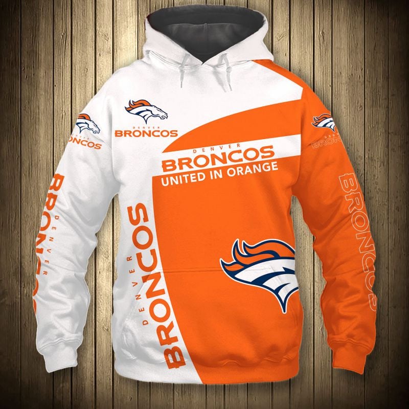 Denver Broncos Hoodie 3D All Over Printed Sweatshirt, Hoodie, Zip Hoodie | Nfl Fan Gear For Men, Women