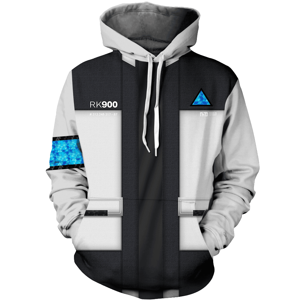 Detroit Connor V1 Unisex Pullover Hoodie 3D All Over Printed Sweatshirt, Hoodie, Zip Hoodie | Fan Apparel For Men, Women