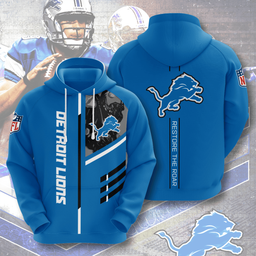 Detroit Lions For Unisex 3D All Over Printed Sweatshirt, Hoodie, Zip Hoodie | Nfl Fan Gear For Men, Women