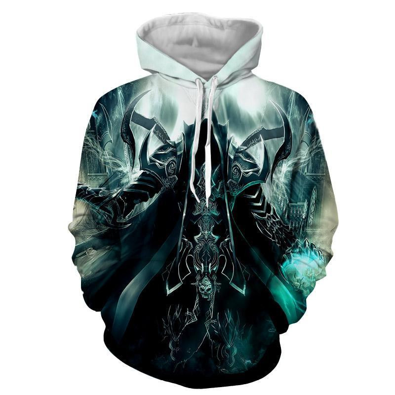 Diablo 3 Reaper Of Soul Malthael Death Angel 3D All Over Printed Sweatshirt, Hoodie, Zip Hoodie | Fan Apparel For Men, Women