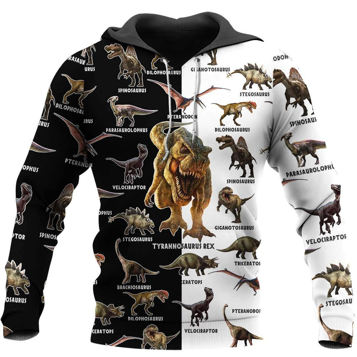 Dinosaur Art 3D All Over Printed Sweatshirt, Hoodie, Zip Hoodie | Fan Apparel For Men, Women