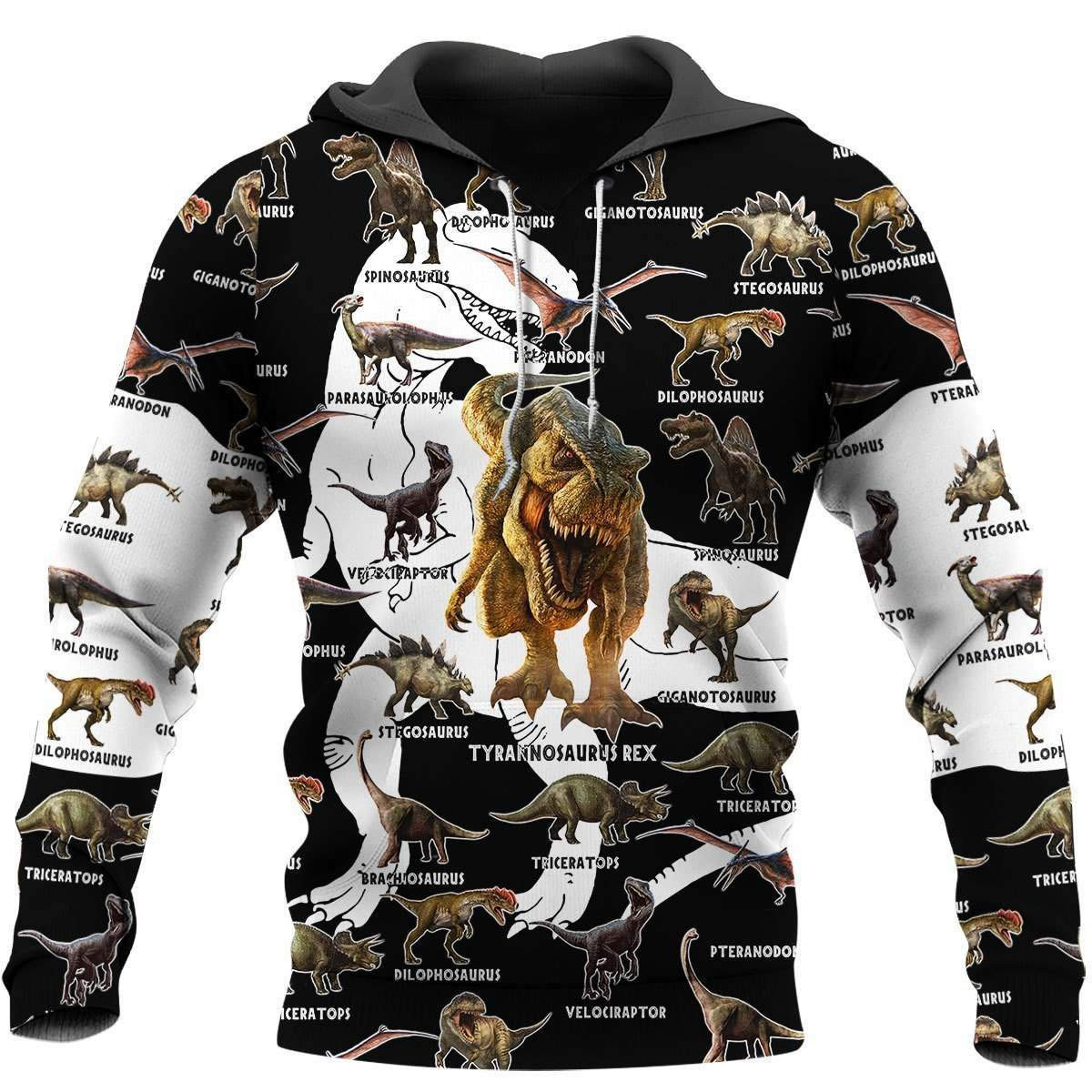 Dinosaur Art 3D All Over Printed Sweatshirt, Hoodie, Zip Hoodie | Fan Apparel For Men, Women