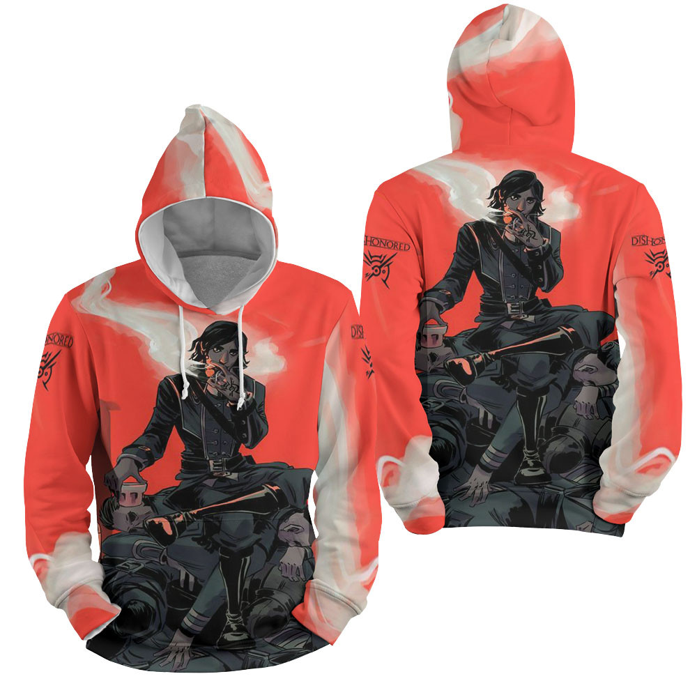 Dishonored - Smoking On The Dead Bodies 3D All Over Printed Sweatshirt, Hoodie, Zip Hoodie | Fan Apparel For Men, Women