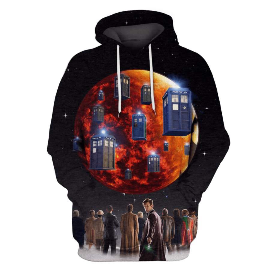 Doctor Who 3D All Over Printed Sweatshirt, Hoodie, Zip Hoodie | Fan Apparel For Men, Women