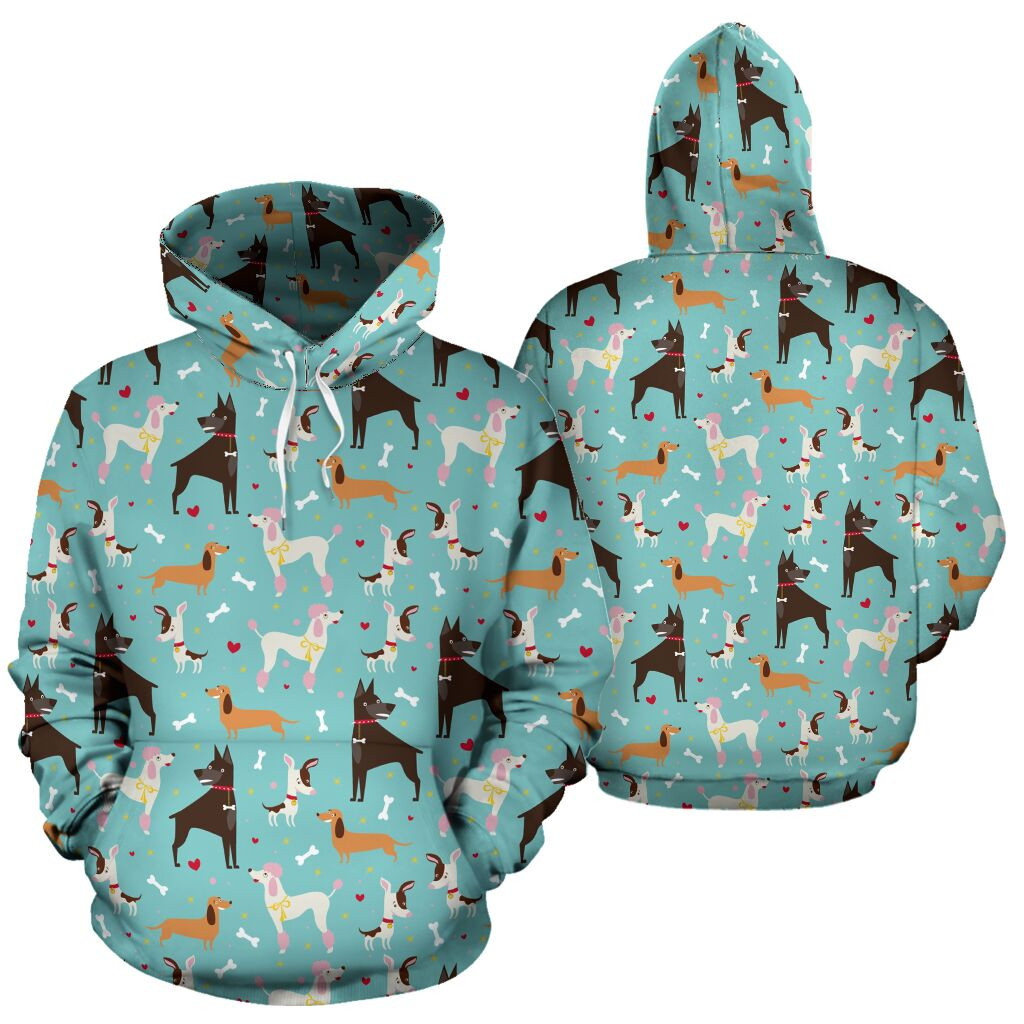Dogs Lover 3D All Over Printed Sweatshirt, Hoodie, Zip Hoodie | Fan Apparel For Men, Women