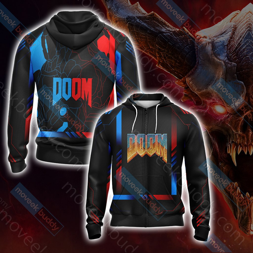 Doom 3D All Over Printed Sweatshirt, Hoodie, Zip Hoodie | Fan Apparel For Men, Women