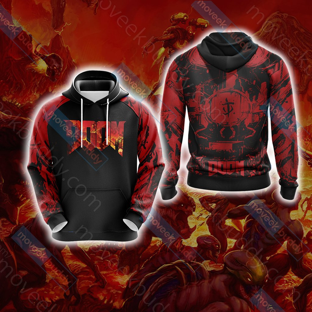 Doom 3D All Over Printed Sweatshirt, Hoodie, Zip Hoodie | Fan Apparel For Men, Women