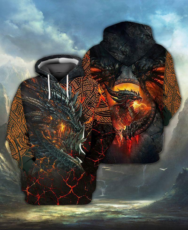 Dragon 3D All Over Printed Sweatshirt, Hoodie, Zip Hoodie | Fan Apparel For Men, Women