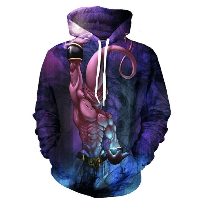 Dragon Ball Majin Buu 3D All Over Printed Sweatshirt, Hoodie, Zip Hoodie | Fan Apparel For Men, Women