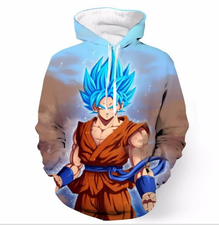 Dragon Ball Songoku 3D All Over Printed Sweatshirt, Hoodie, Zip Hoodie | Fan Apparel For Men, Women