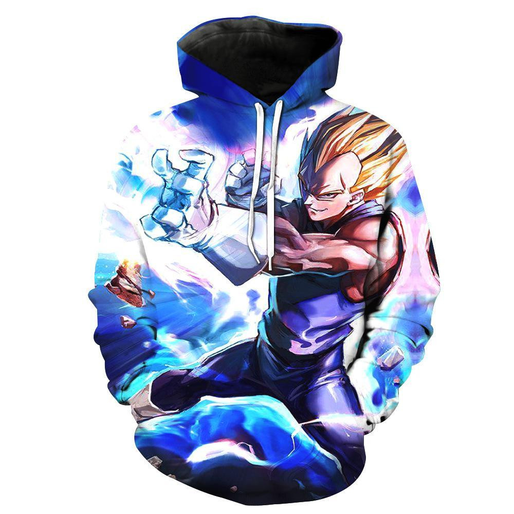 Dragon Ball Z Goku Super Saiyan Blue 3D All Over Printed Sweatshirt, Hoodie, Zip Hoodie | Fan Apparel For Men, Women