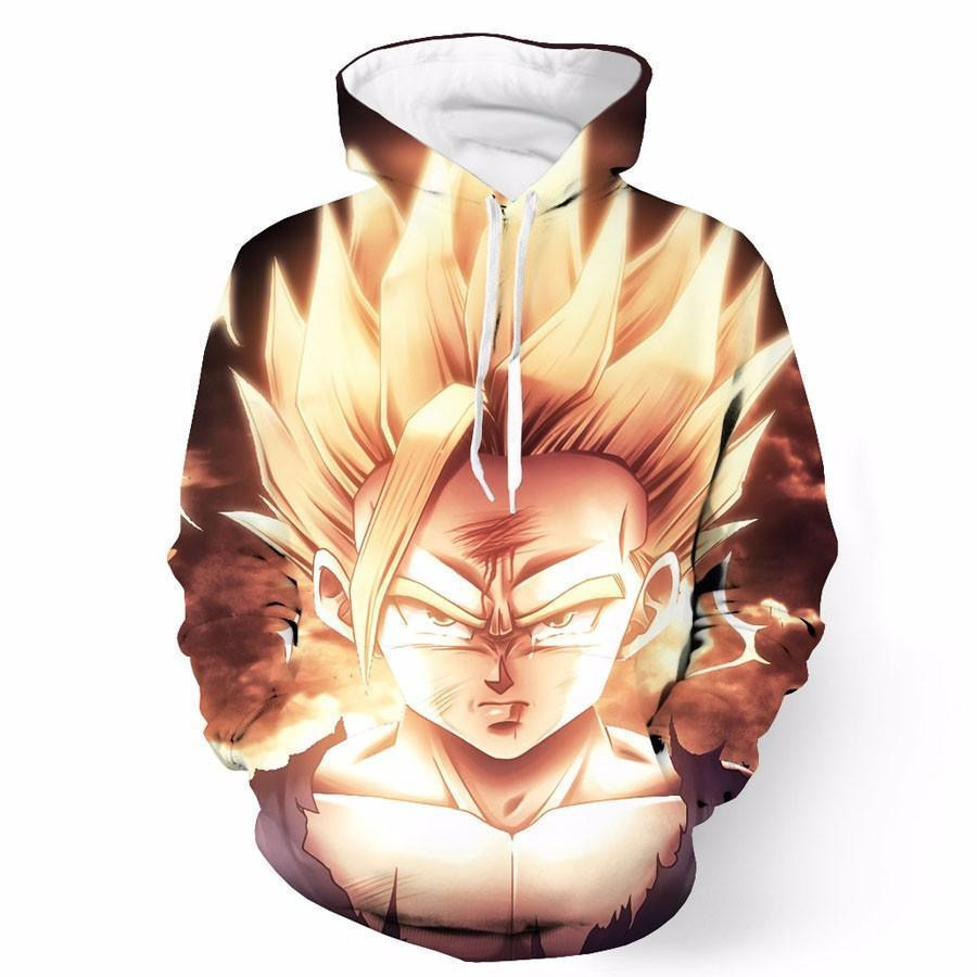 Dragon Ball Z Hoodie Ssj Gohan 3D All Over Printed Sweatshirt, Hoodie, Zip Hoodie | Fan Apparel For Men, Women