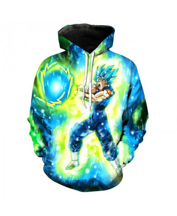 Dragon Ball Z Vegeta Goku Anime 3D All Over Printed Sweatshirt, Hoodie, Zip Hoodie | Fan Apparel For Men, Women