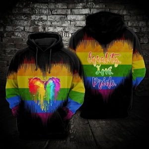 Dragon Equality Love Pride Lgbt 3D All Over Printed Sweatshirt, Hoodie, Zip Hoodie | Fan Apparel For Men, Women