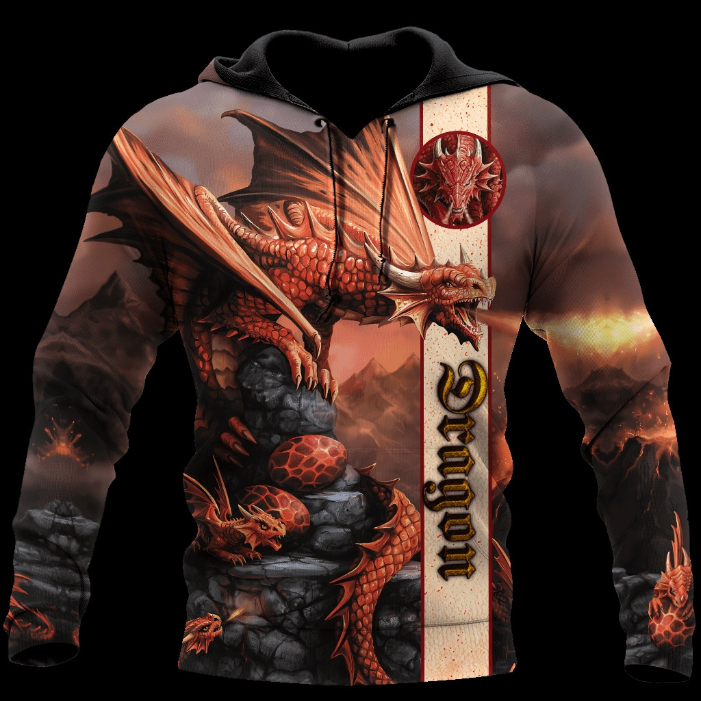 Dragon Fire 3D All Over Printed Sweatshirt, Hoodie, Zip Hoodie | Fan Apparel For Men, Women
