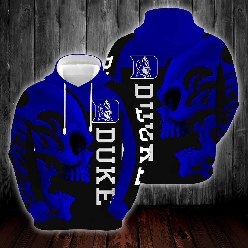 Duke Devil Blue Skull 3D All Over Printed Sweatshirt, Hoodie, Zip Hoodie | Special Edition Fan Apparel For Men, Women