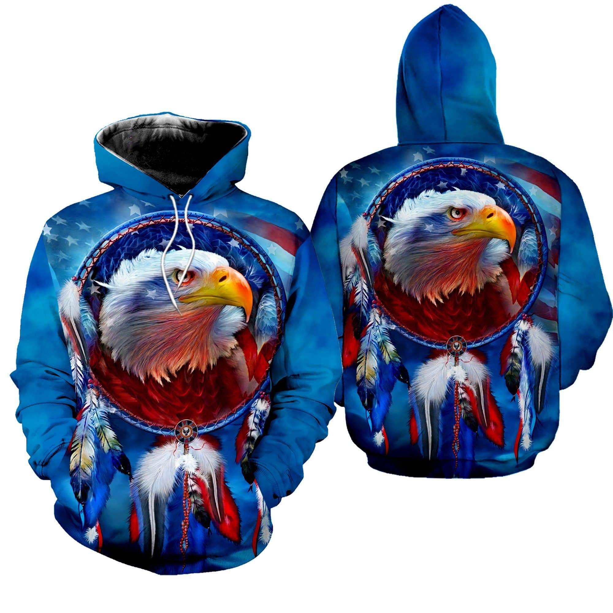 Eagle Dreamcatcher 3D All Over Printed Sweatshirt, Hoodie, Zip Hoodie | Fan Apparel For Men, Women