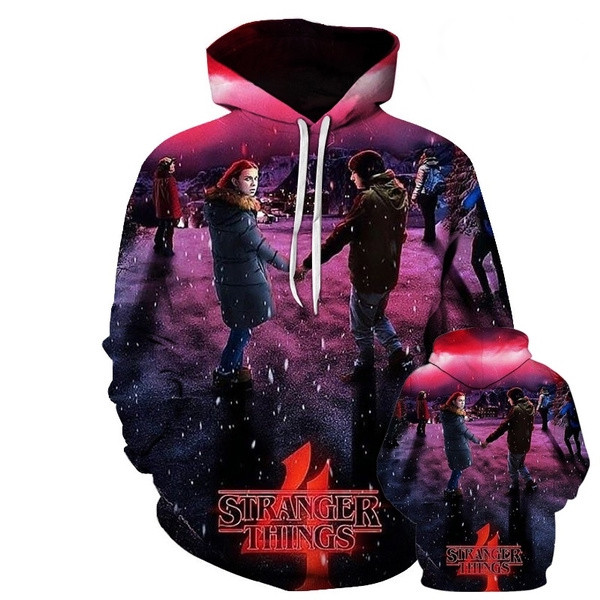Eleven Mike Stranger Things 3D All Over Printed Sweatshirt, Hoodie, Zip Hoodie | Fan Apparel For Men, Women