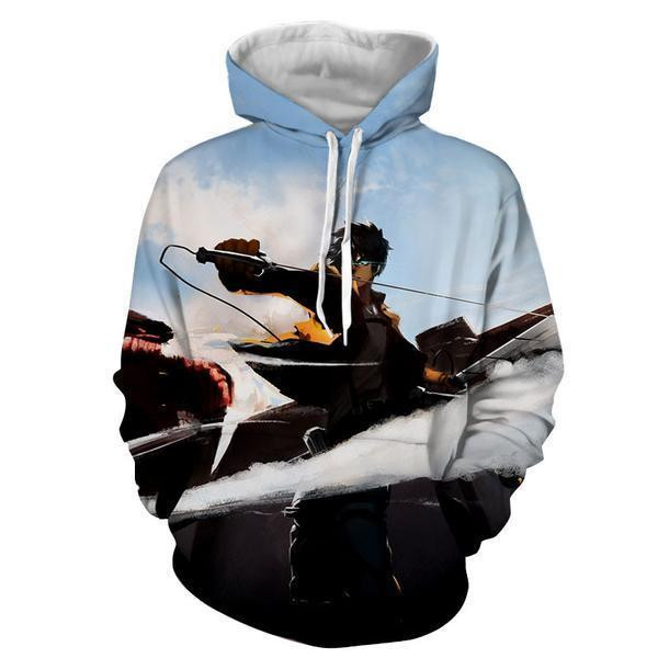 Eren Yeager Attack On Titan 3D All Over Printed Sweatshirt, Hoodie, Zip Hoodie | Fan Apparel For Men, Women