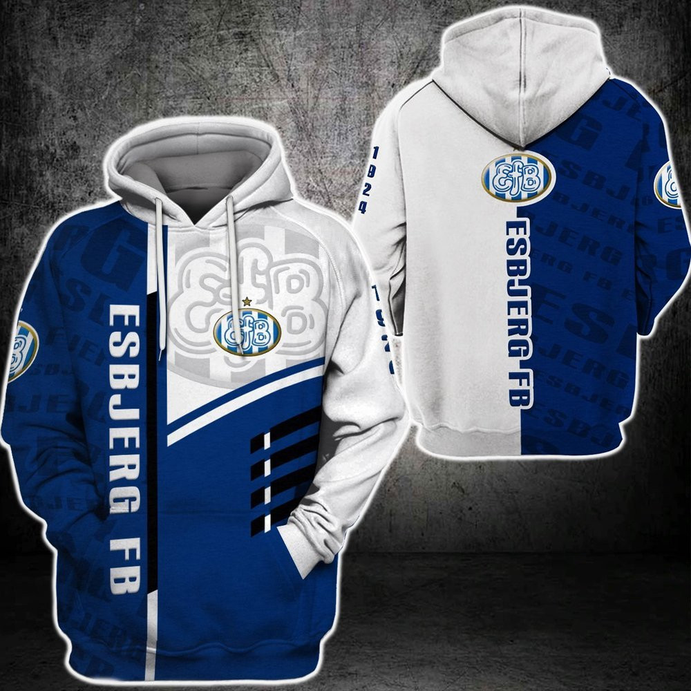 Esbjerg Fb Unisex 3D All Over Printed Sweatshirt, Hoodie, Zip Hoodie | Fan Apparel For Men, Women