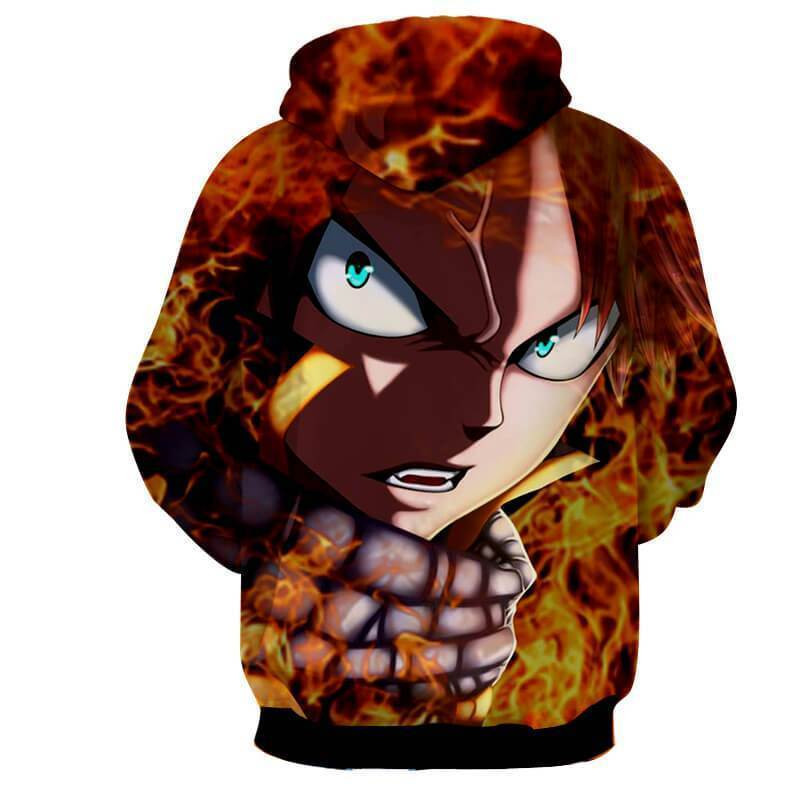 Fairy Tail Natsu Dragneel 3D All Over Printed Sweatshirt, Hoodie, Zip Hoodie | Fan Apparel For Men, Women