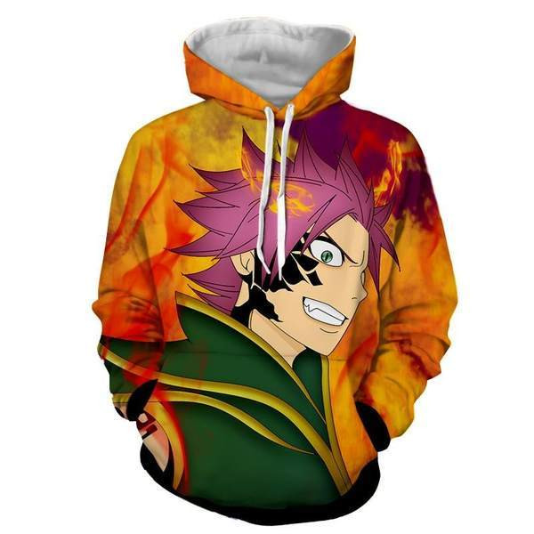 Fairy Tail Zeref Vs Natsu Dragneel 3D All Over Printed Sweatshirt, Hoodie, Zip Hoodie | Fan Apparel For Men, Women