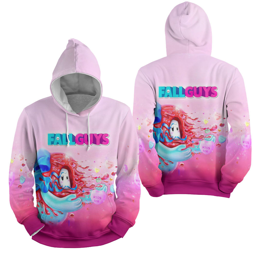 Fall Guys - The Melting Ice Cream 3D All Over Printed Sweatshirt, Hoodie, Zip Hoodie | Fan Apparel For Men, Women