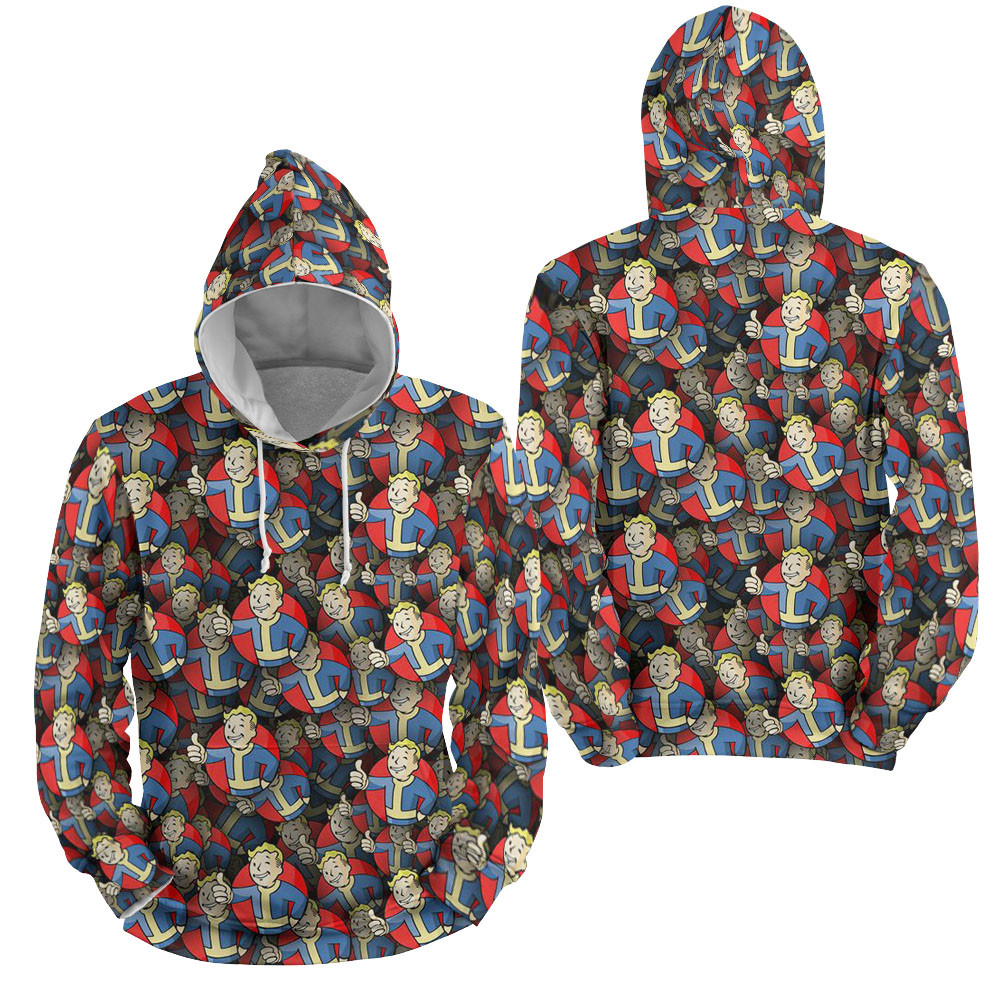 Fallout Paradigm Like 3D All Over Printed Sweatshirt, Hoodie, Zip Hoodie | Fan Apparel For Men, Women