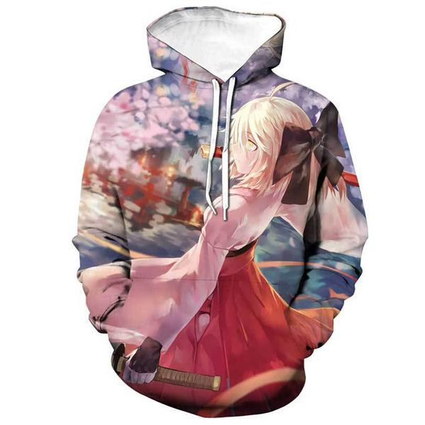 Fate Stay Night 3D All Over Printed Sweatshirt, Hoodie, Zip Hoodie | Fan Apparel For Men, Women