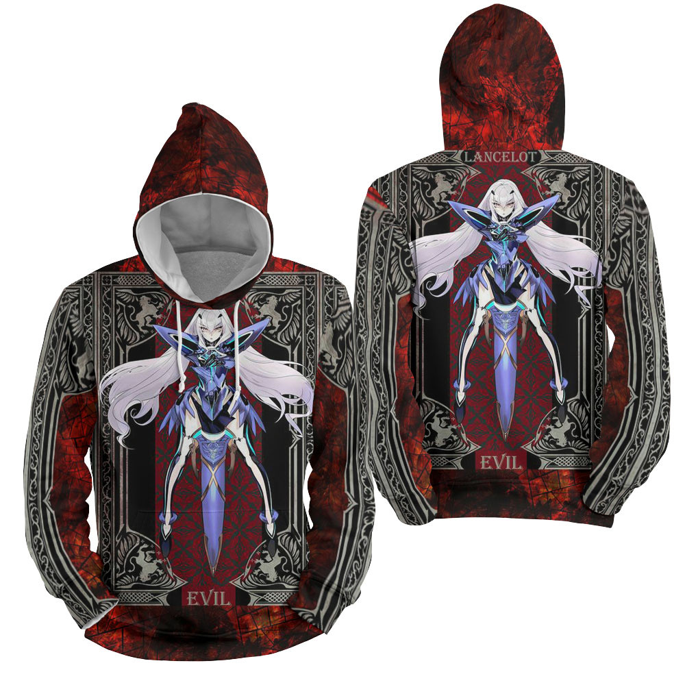 Fate/grand Order Evil Lancelot 3D All Over Printed Sweatshirt, Hoodie, Zip Hoodie | Fan Apparel For Men, Women