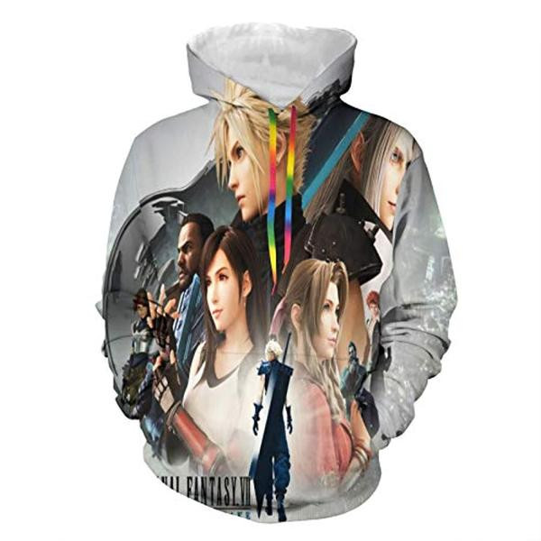 Final Fantasy 3D All Over Printed Sweatshirt, Hoodie, Zip Hoodie | Fan Apparel For Men, Women
