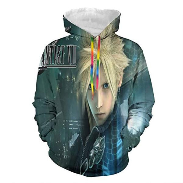 Final Fantasy 3D All Over Printed Sweatshirt, Hoodie, Zip Hoodie | Fan Apparel For Men, Women