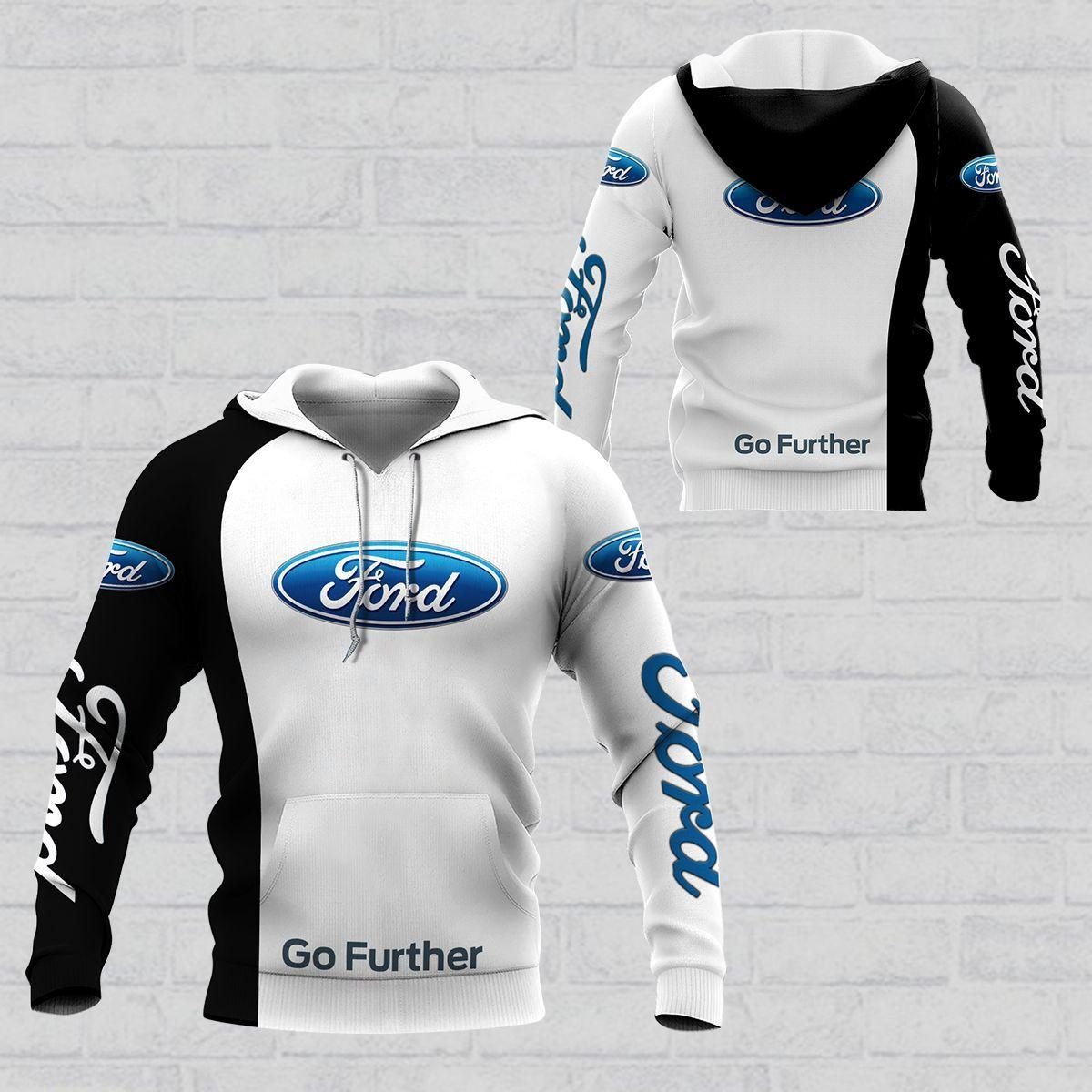Ford 3D All Over Printed Sweatshirt, Hoodie, Zip Hoodie | Fan Apparel For Men, Women