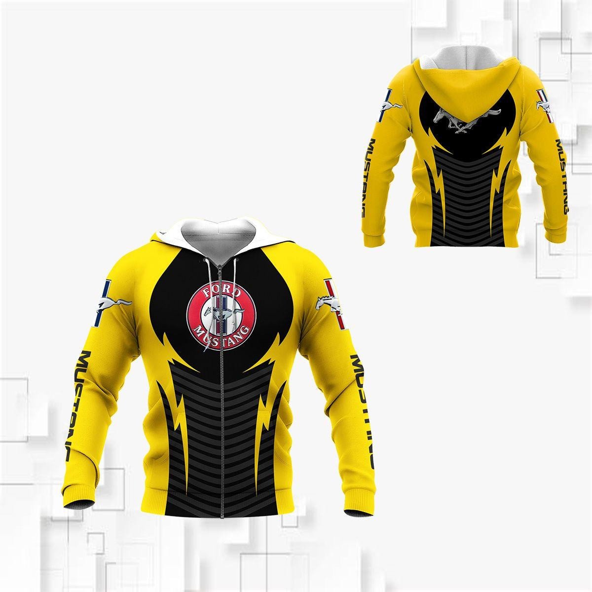 Ford Mustang Shelby Luxury Car 3D All Over Printed Sweatshirt, Hoodie, Zip Hoodie | Fan Apparel For Men, Women