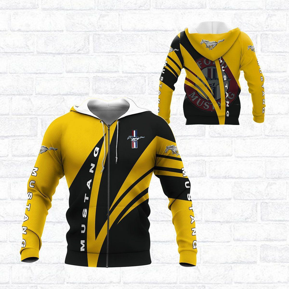 Ford Mustang Shelby Luxury Car 3D All Over Printed Sweatshirt, Hoodie, Zip Hoodie | Fan Apparel For Men, Women