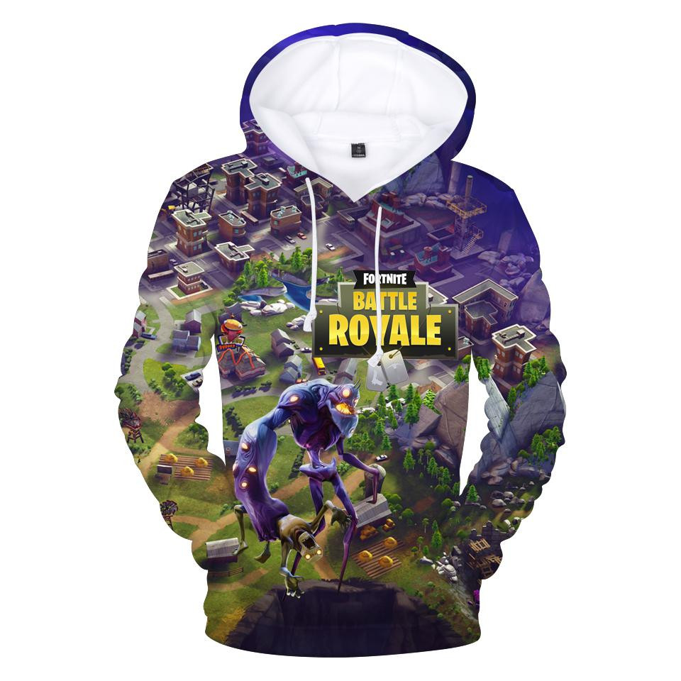 Fortnite Smasher Monster 3D All Over Printed Sweatshirt, Hoodie, Zip Hoodie | Fan Apparel For Men, Women