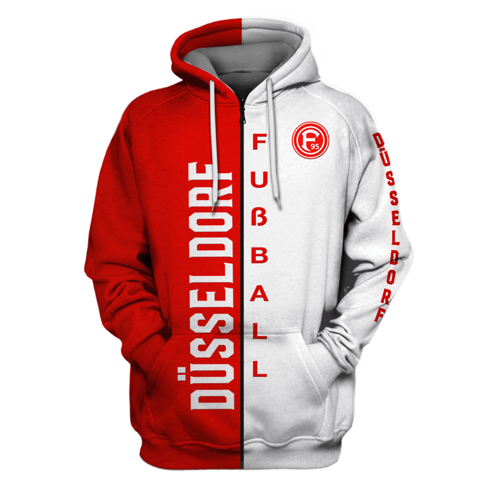 Fortuna Düsseldorf Unisex 3D All Over Printed Sweatshirt, Hoodie, Zip Hoodie | Fan Apparel For Men, Women