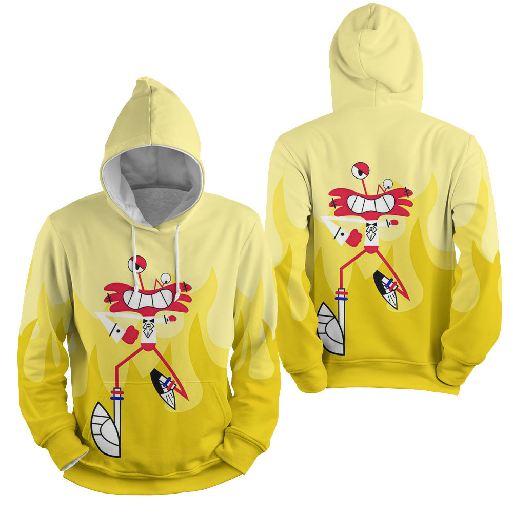 Foster's Home For Imaginary Friends Wilt 3D All Over Printed Sweatshirt, Hoodie, Zip Hoodie | Fan Apparel For Men, Women