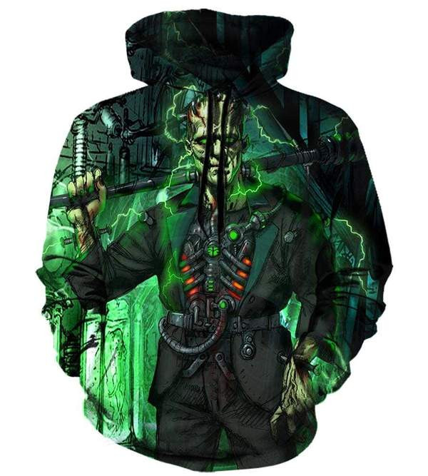 Frankenstein 3D All Over Printed Sweatshirt, Hoodie, Zip Hoodie | Fan Apparel For Men, Women