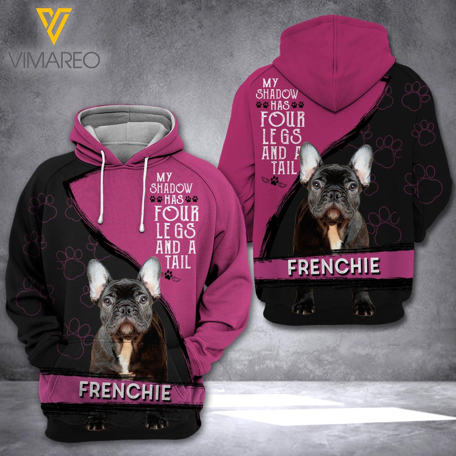 Frenchie Dog 3D All Over Printed Sweatshirt, Hoodie, Zip Hoodie | Fan Apparel For Men, Women