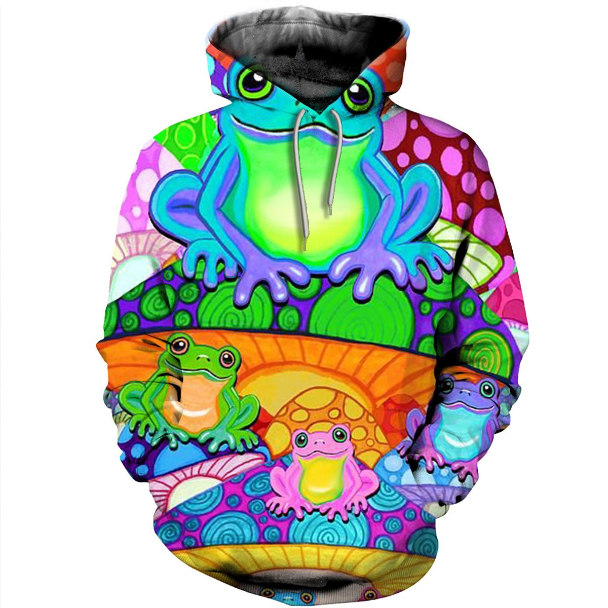 Frog 3D All Over Printed Sweatshirt, Hoodie, Zip Hoodie | Fan Apparel For Men, Women