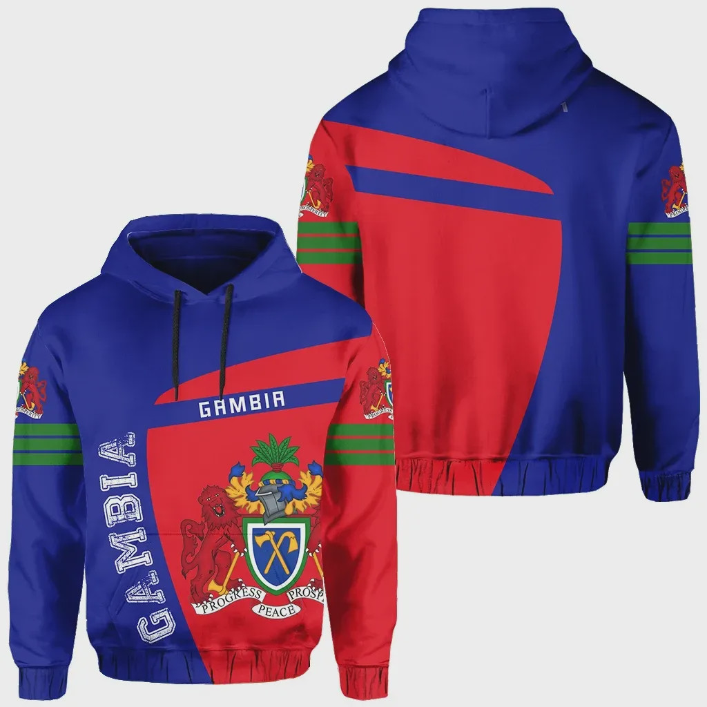 Gambia Sport 3D All Over Printed Sweatshirt, Hoodie, Zip Hoodie | Fan Apparel For Men, Women