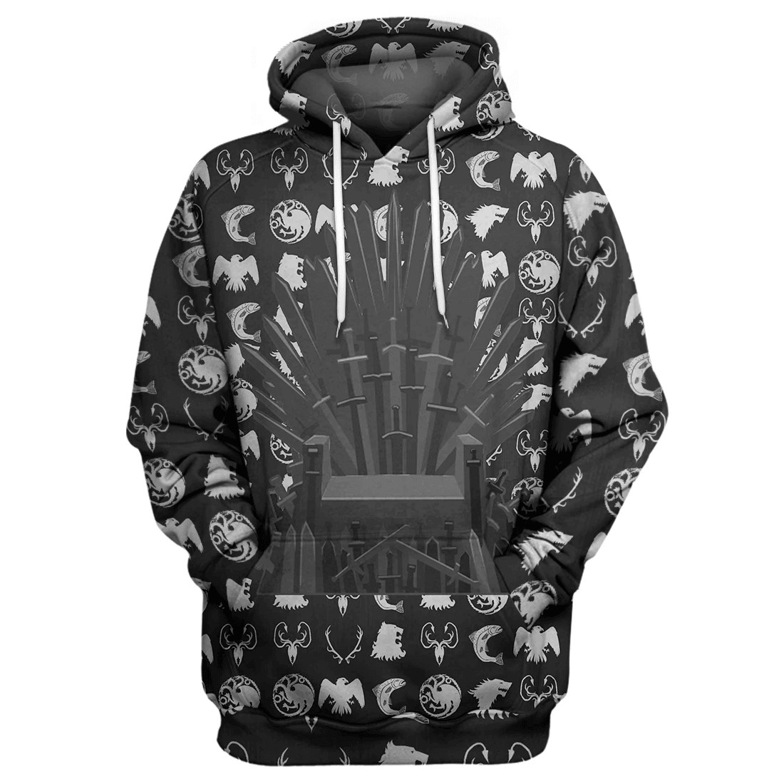 Game Of Thrones 3D All Over Printed Sweatshirt, Hoodie, Zip Hoodie | Fan Apparel For Men, Women